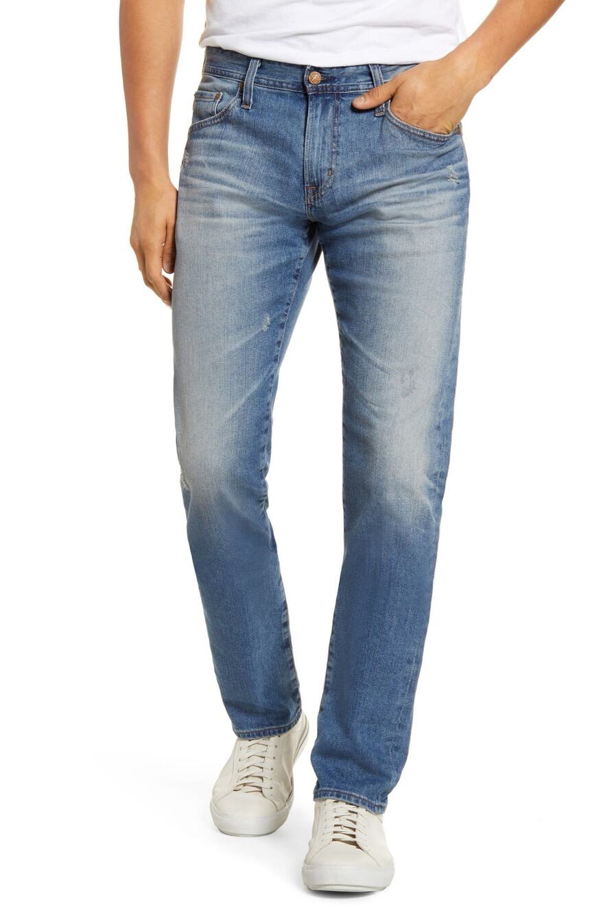 AG Adriano Goldschmied Men’s 31x33 The Tellis Jeans AG-ED™ Modern Slim Denim